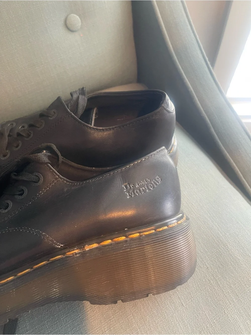 Vintage Dr. Martens 8651 Made in England Leather Shoes UK 8